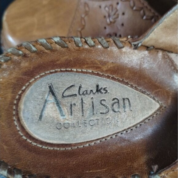 Clarks Artisan C. Women's Brown Shoes/Mules/Wedges Sz7 SKU 3151 - Picture 5 of 6